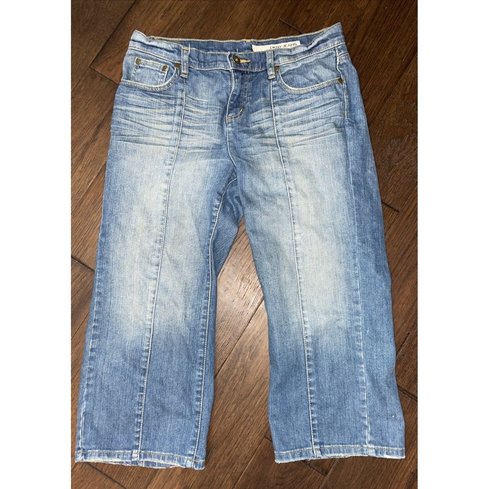 Earl Jean Capri Jeans Petite Mid Rise Denim Women's Sz. 8P